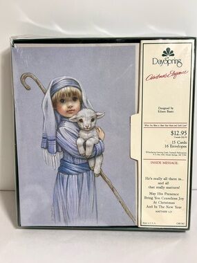 VTG DaySpring Christmas 15 Greeting Cards The Little Shepherd Boy Eileen Baatz